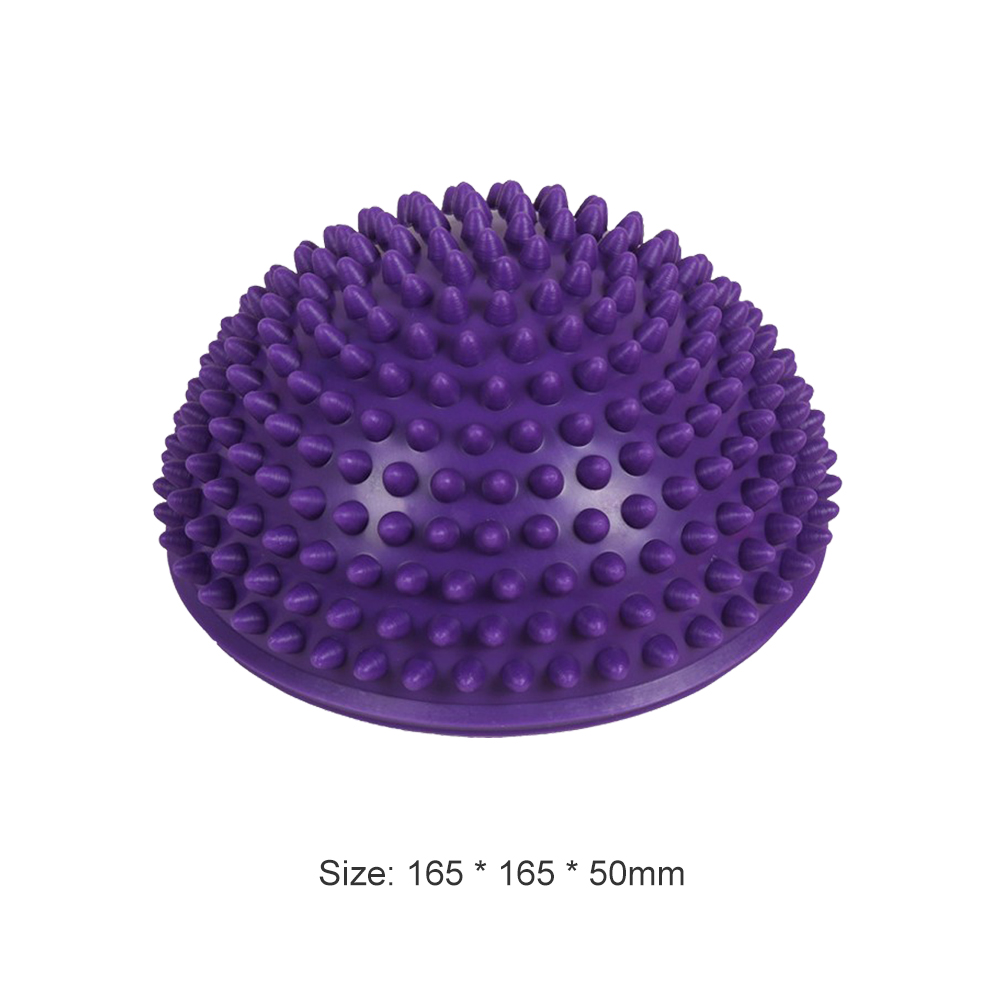 thumbnail image 3 of Btafrte Pelotas Inflables Media Esfera para Yoga Masaje Pelota Equilibrio (púrpura), 3 of 8