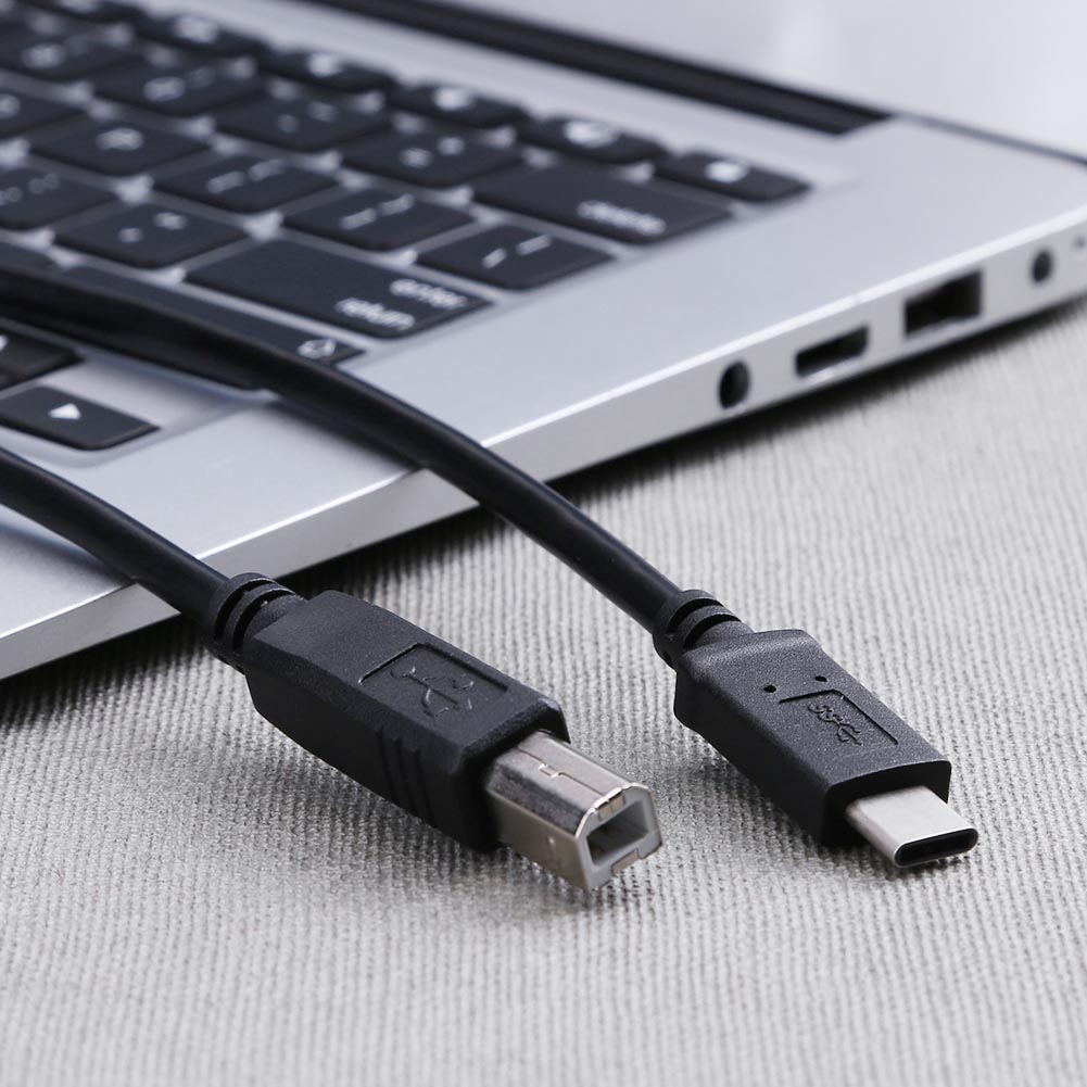 thumbnail image 4 of Cable Escáner Impresora Tipo C Cable USB C A USB 2.0 Tipo B para MacBook (2 M), 4 of 10