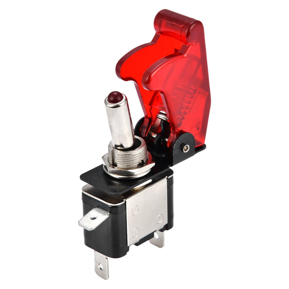 thumbnail image 2 of Kuymtek Control Interruptor LED Iluminado para Coche ON/OFF+cubierta Misiles Avión (A), 2 of 9
