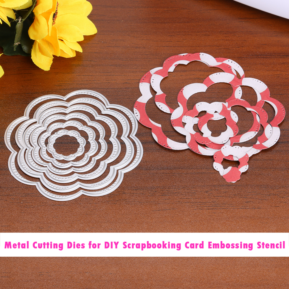 thumbnail image 3 of JShteea Troqueles Corte Metal Con Marco Circular para Troqueles Tarjetas Scrapbooking DIY (AB0049), 3 of 10