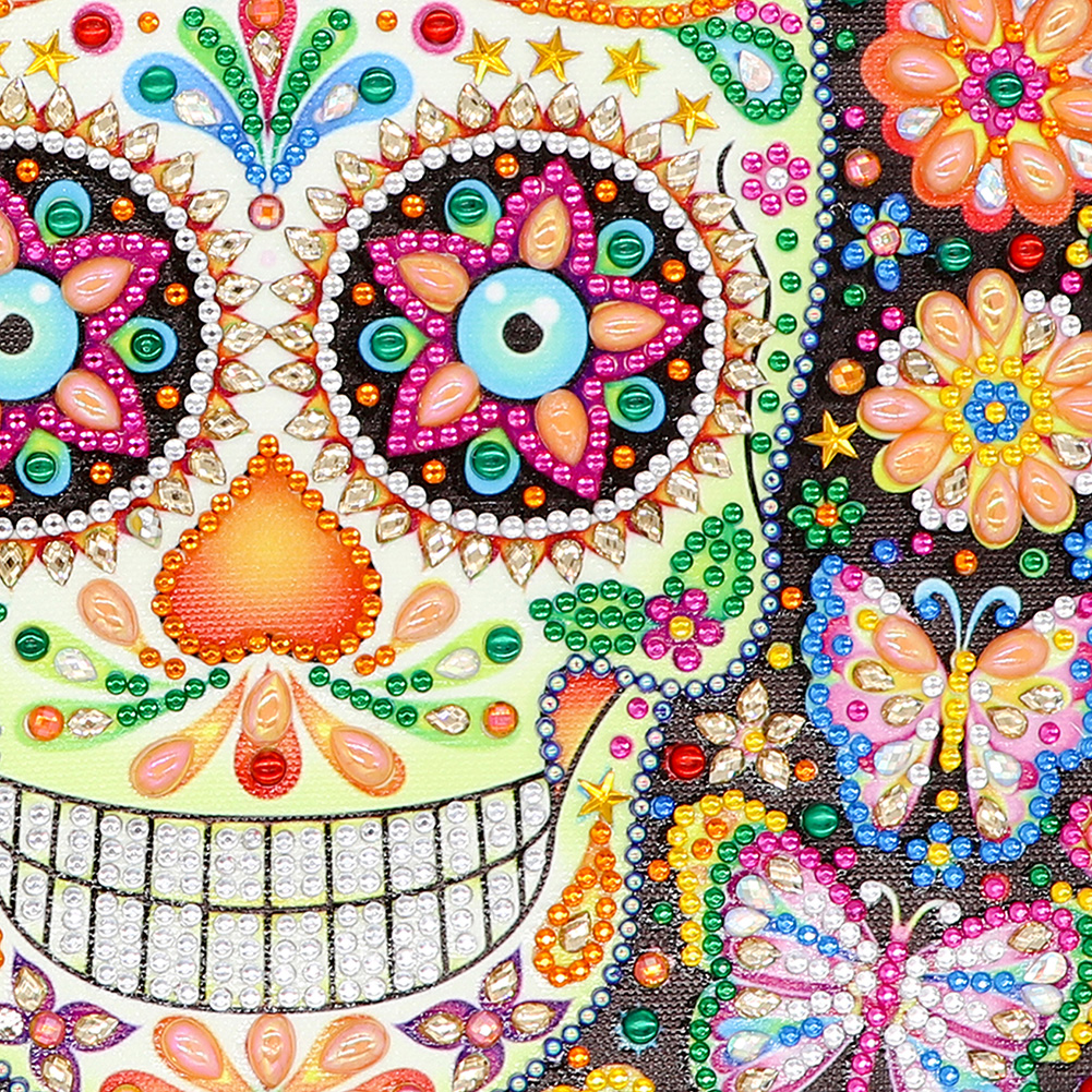 thumbnail image 3 of 5D DIY Forma Especial Diamante Pintura Cráneo Bordado Mosaico Kit Del, 3 of 10