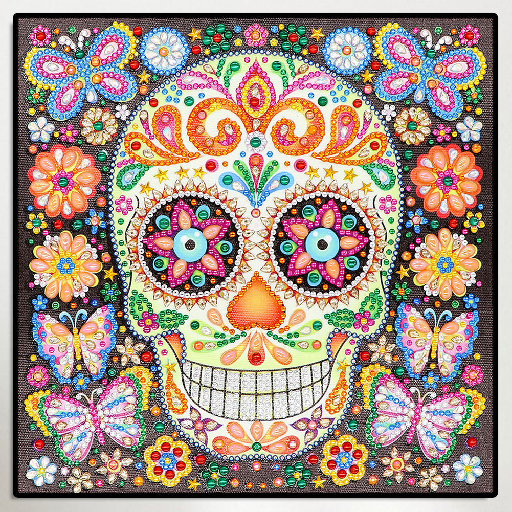 thumbnail image 4 of 5D DIY Forma Especial Diamante Pintura Cráneo Bordado Mosaico Kit Del, 4 of 10
