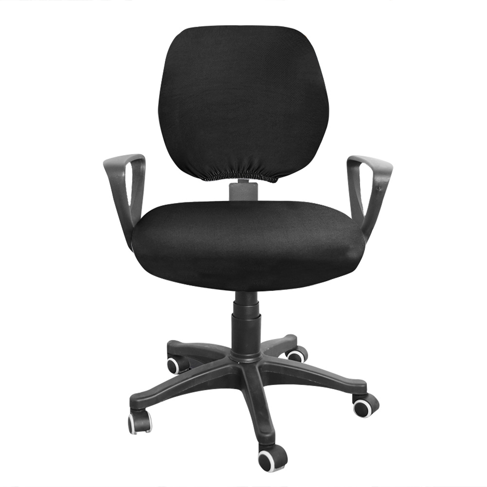 thumbnail image 2 of Funda Elástica Licra para Silla Ordenador Kuymtek Funda para Asiento Sillas Oficina en Casa Negro, 2 of 10