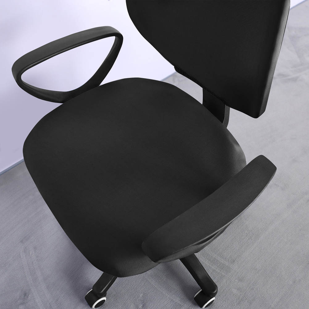 thumbnail image 5 of Funda Elástica Licra para Silla Ordenador Kuymtek Funda para Asiento Sillas Oficina en Casa Negro, 5 of 10