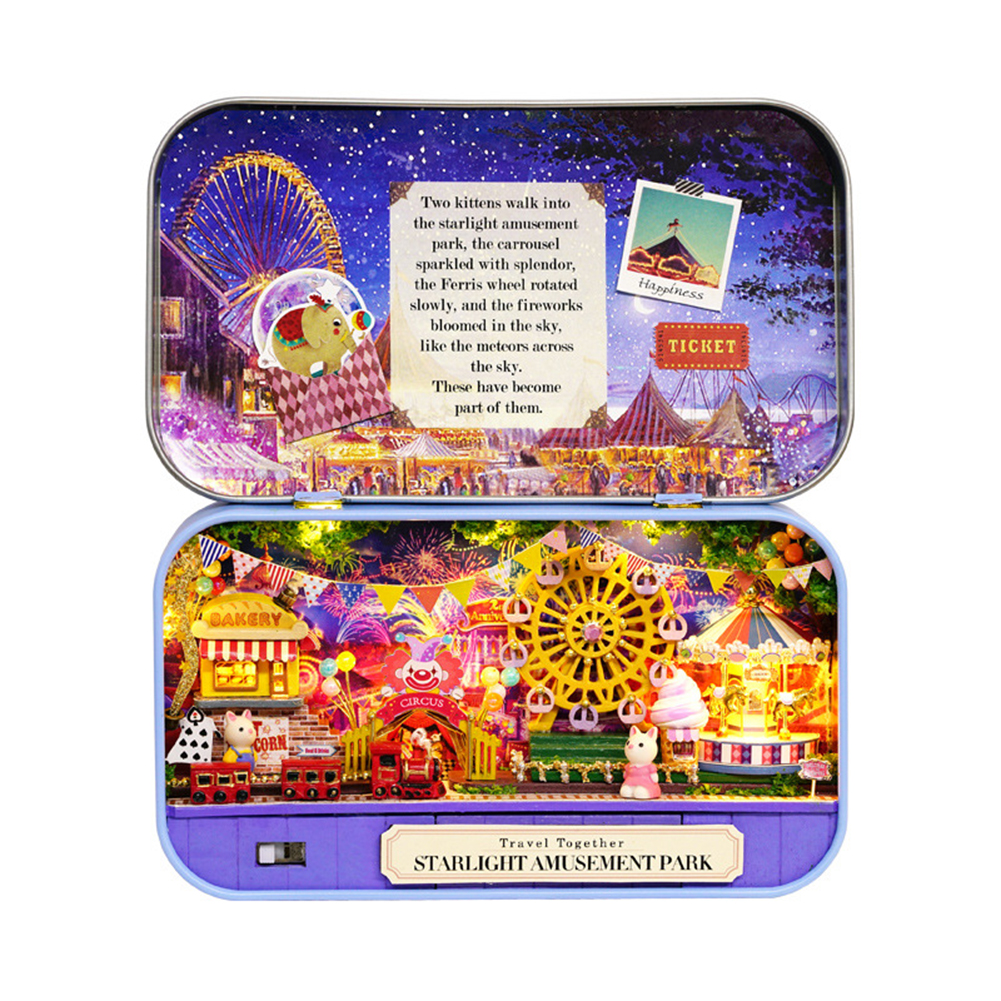 thumbnail image 2 of Ygjytge DIY Creativo Escena en Miniatura Casa Muñecas Modelo Manual Hut Toy (Q011), 2 of 7