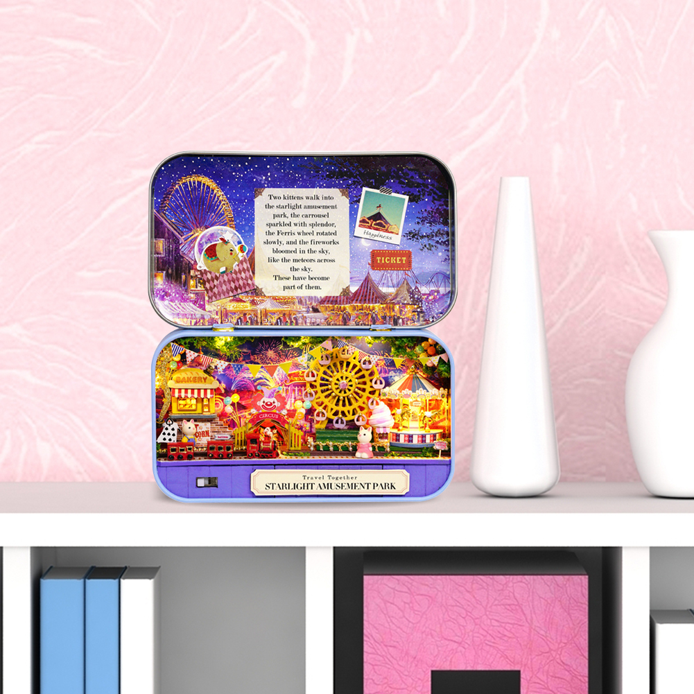 thumbnail image 5 of Ygjytge DIY Creativo Escena en Miniatura Casa Muñecas Modelo Manual Hut Toy (Q011), 5 of 7