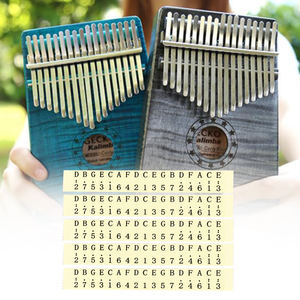 thumbnail image 4 of Kuymtek Pegatinas Escala 5 Uds. Piezas Instrumentos Con Logotipo Escala Musical Piano Y Pulgar, 4 of 10