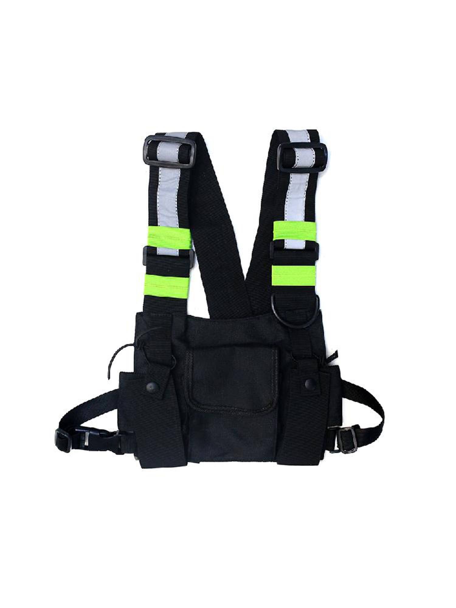 thumbnail image 2 of Ropa Informal Chalecos Reflectantes Nocturnos para Hombres Y Mujeres Bolsos Oxford en El Pecho, 2 of 10