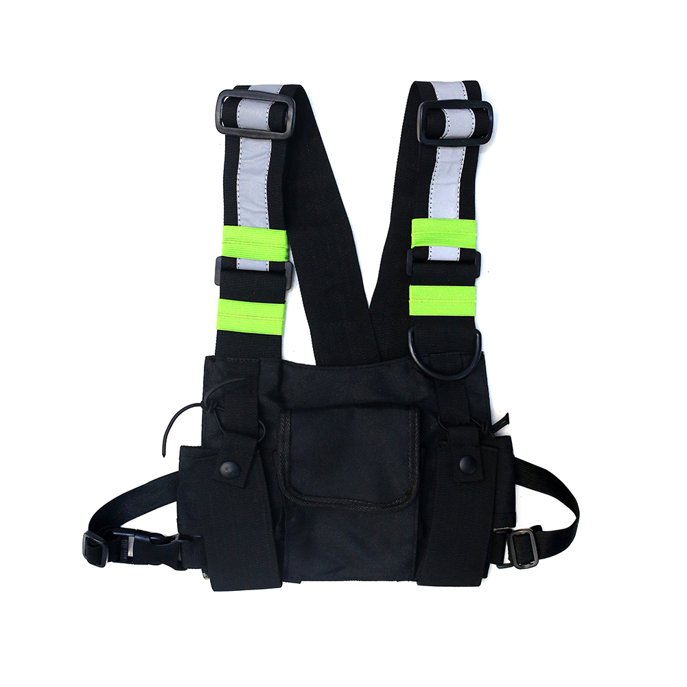 thumbnail image 3 of Ropa Informal Chalecos Reflectantes Nocturnos para Hombres Y Mujeres Bolsos Oxford en El Pecho, 3 of 10
