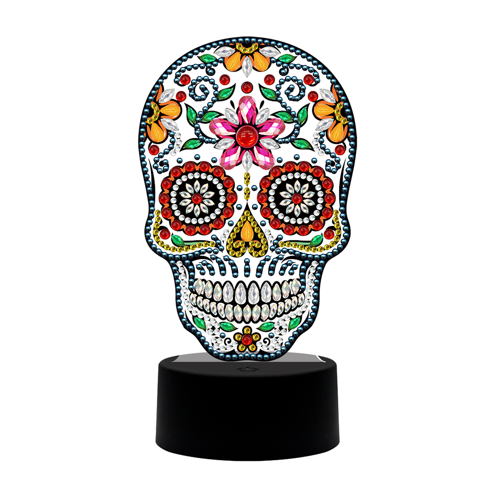 thumbnail image 2 of Lámpara Modelado Diy Calavera Lámpara Modelado Adornos Lámpara LED Nocturna Lámpara Decorativa Diamante Forma Especial DP01, 2 of 10