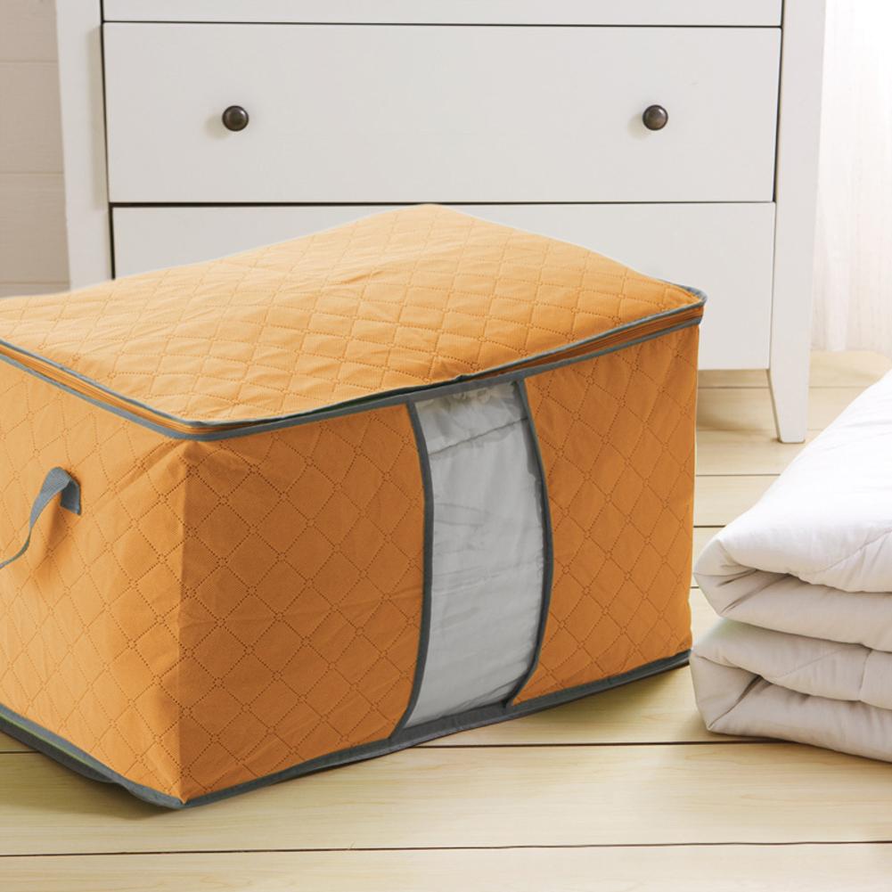 thumbnail image 4 of Almacenamiento para Ropa Edredón Almohadas Lavandería() Color Naranja, 4 of 10