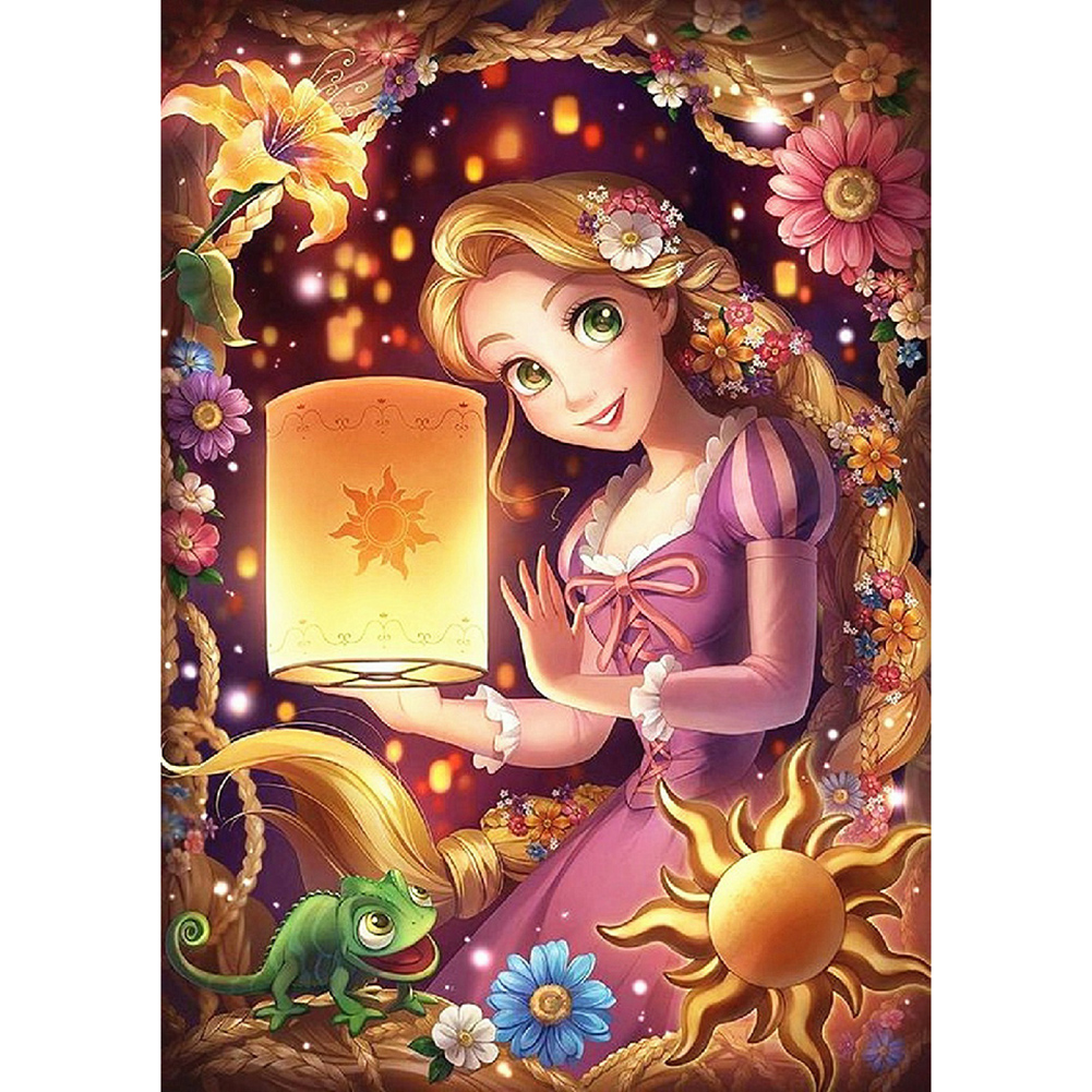 thumbnail image 2 of (Rapunzel- sz032) resina diamante Rapunzel diamante 30*40CM, 2 of 10