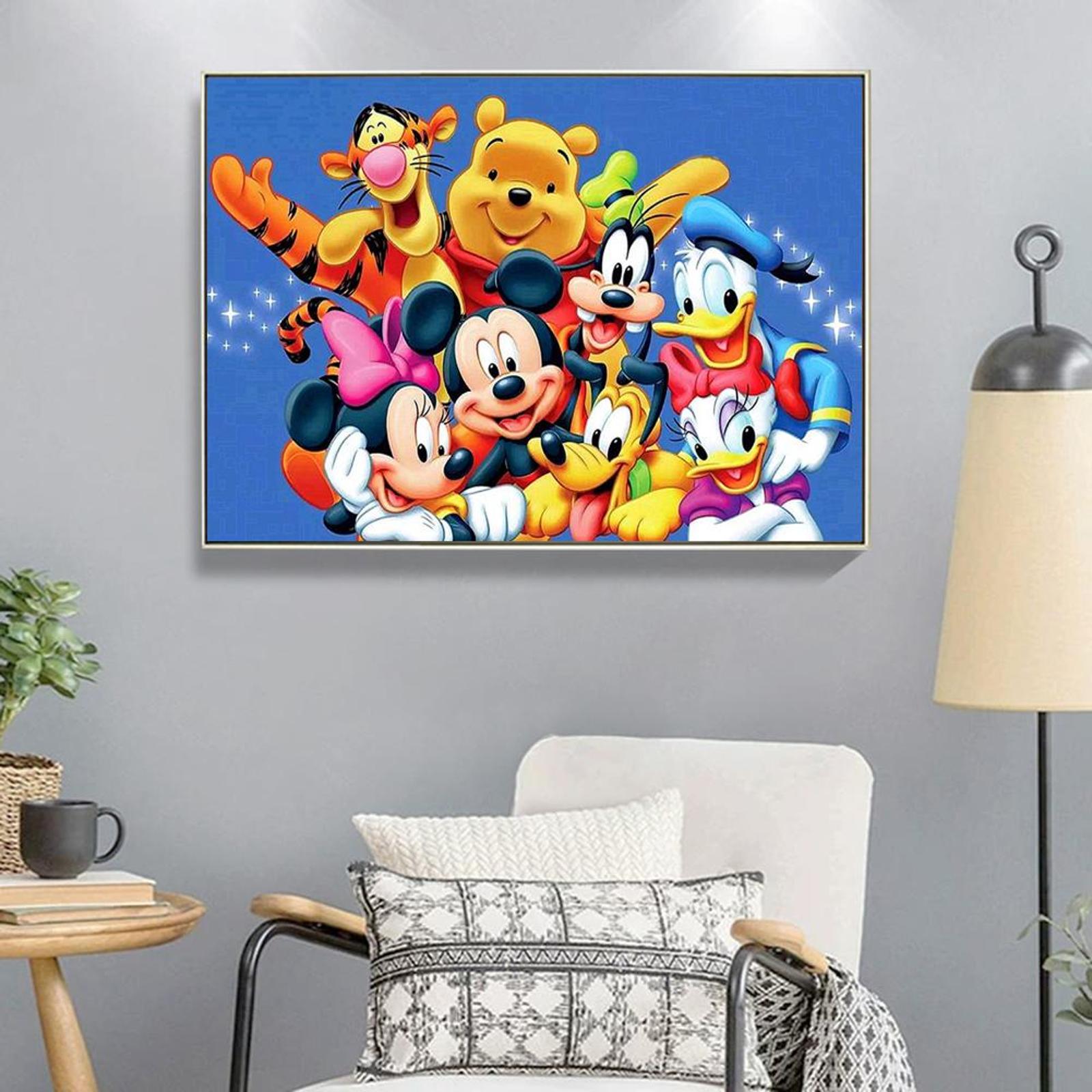 thumbnail image 5 of Diamante Pato Donald Diamante Resina Diamante Pintura 60*40 CM QF181, 5 of 10
