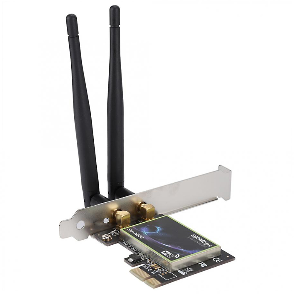 thumbnail image 2 of Tarjeta de red Ygjytge SU-N600 2.4G/5G Dual Band 600M PCI-E Gigabit, 2 of 10