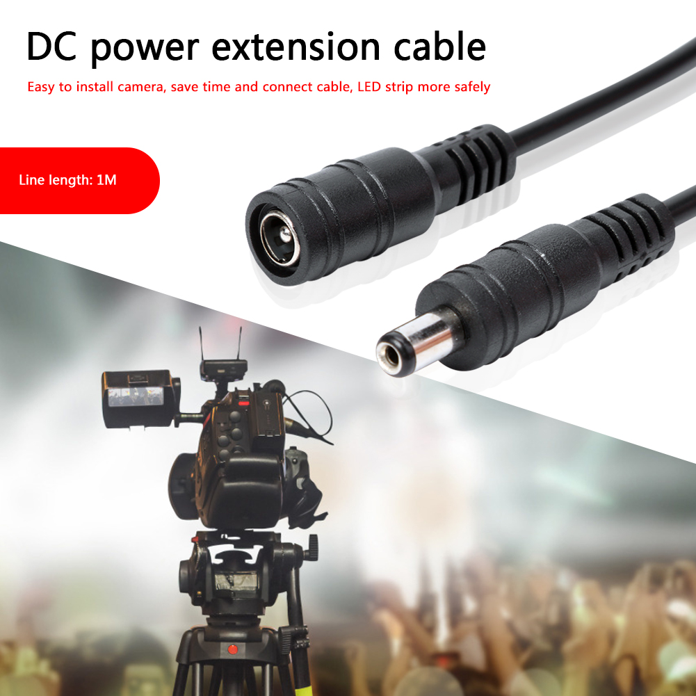thumbnail image 4 of Btafrte Cable Extensión DC 5.5x2.1mm para Tira LED Cámara CCTV (1m), 4 of 10
