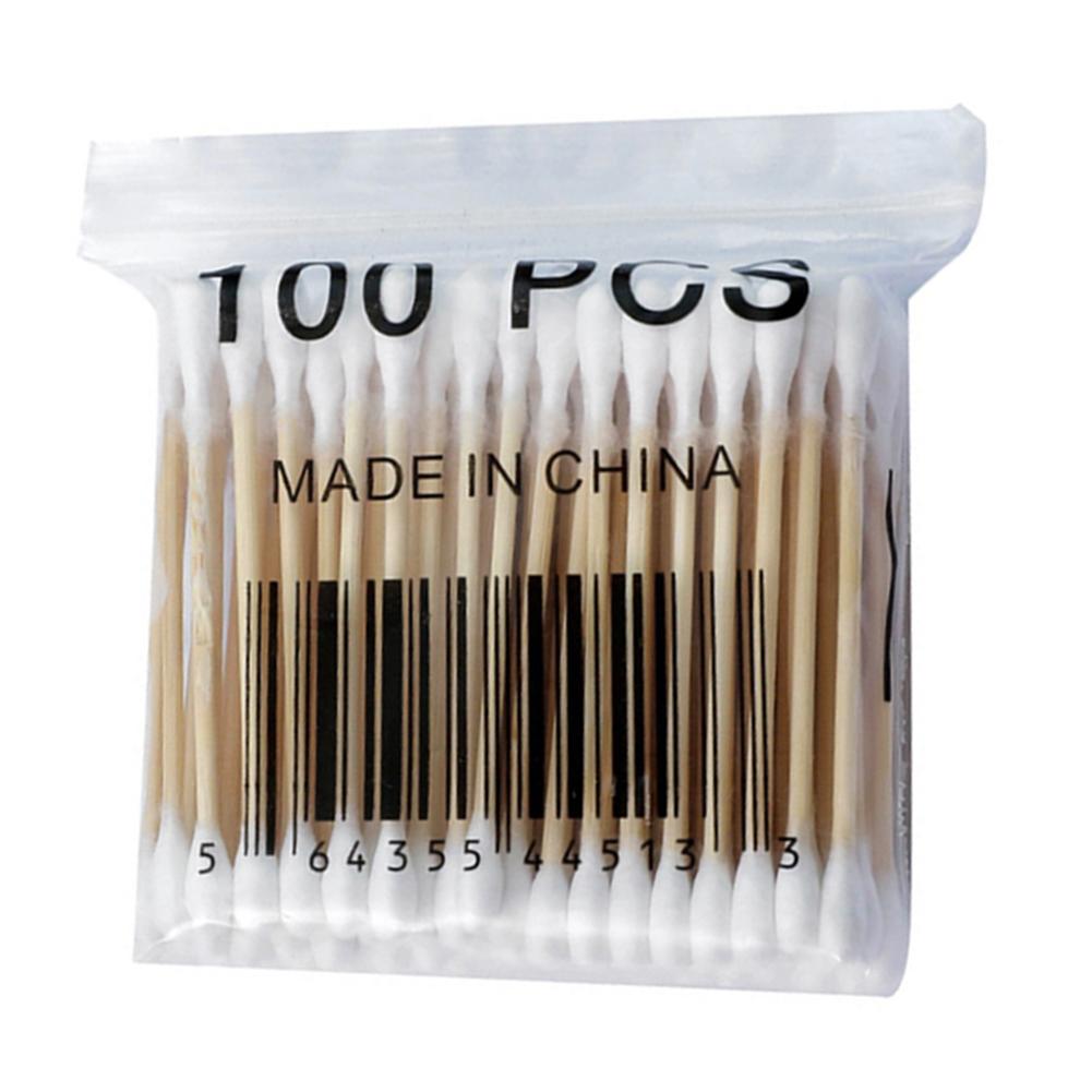 thumbnail image 2 of Bastoncillo de Algodón Desechable Bsvklp Doble cabezal, Hisopo para maquillaje, Primeros auxilios, 1000 Uds, 2 of 7