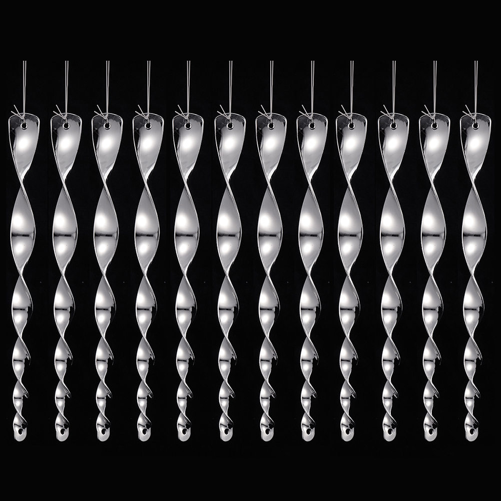 thumbnail image 3 of Kuymtek Palos Repelentes Pájaros para Exteriores Varillas Miedo Reflectantes en Espiral para Insectos (12 Uds), 3 of 10
