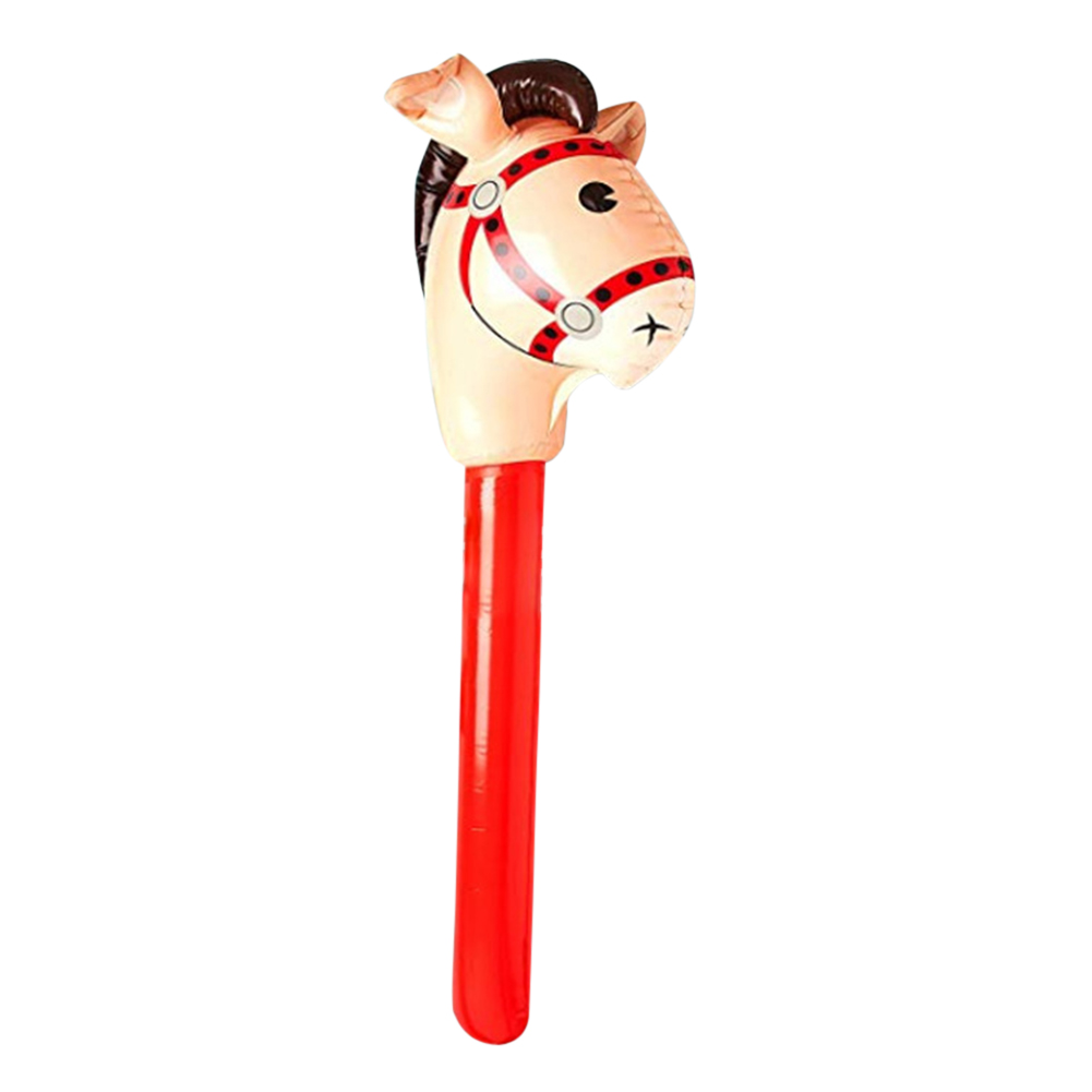 thumbnail image 2 of Cabeza caballo inflable Stick Ride-On Animal Toy para Juego equitación, 2 of 10