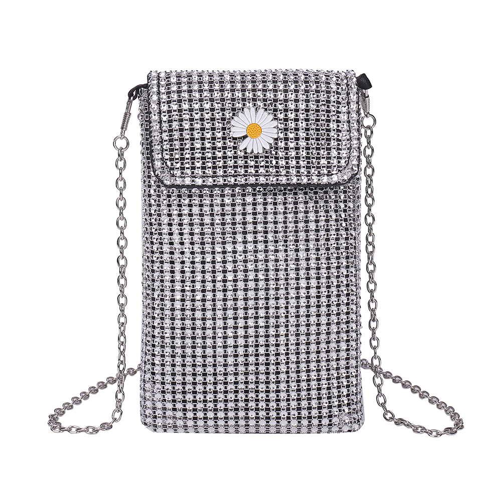 thumbnail image 3 of Bolso Bandolera Minibolso Mensajero Mujer Hugtrwg plata, 3 of 10