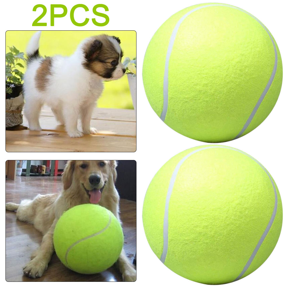thumbnail image 2 of Pelota Tenis para Perro Mascota Btafrte 9 5 Pulgadas Diámetro 24cm Inflable, 2 of 9