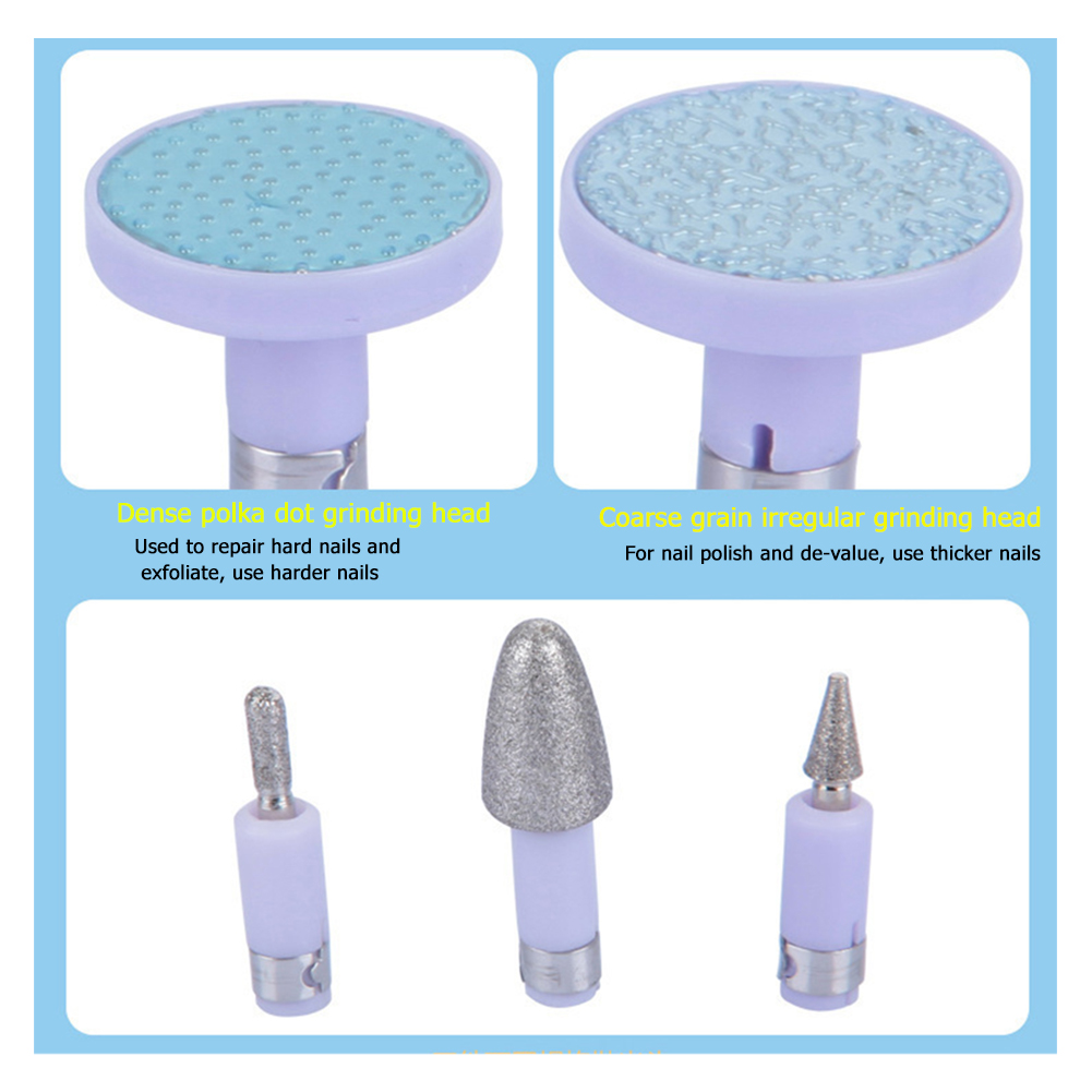 thumbnail image 3 of WDOplteas Taladro Eléctrico para Uñas Lima Uñas Profesional Eléctrica Con 6 Brocas para Uñas, 3 of 10