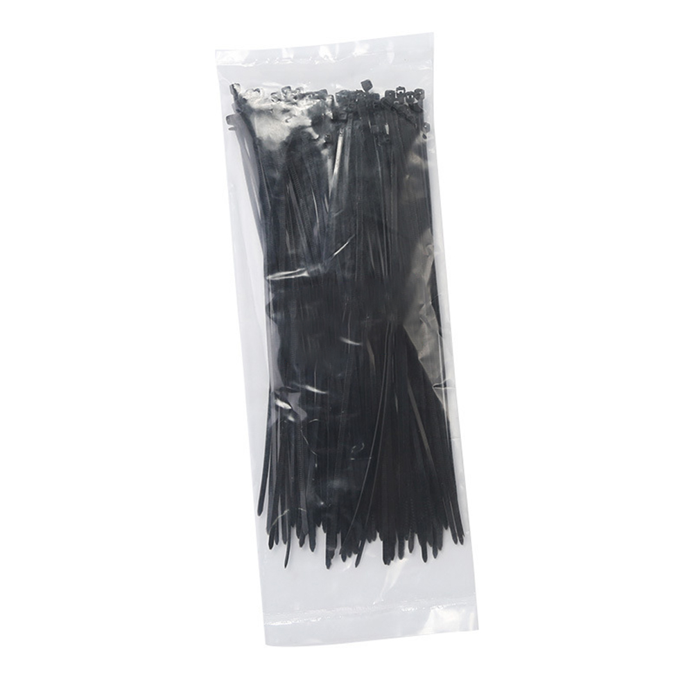 thumbnail image 1 of Bridas Nailon Autoblocantes para Cables 100 Uds. Bridas Con para Envolver Cables Plástico (negro M), 1 of 9