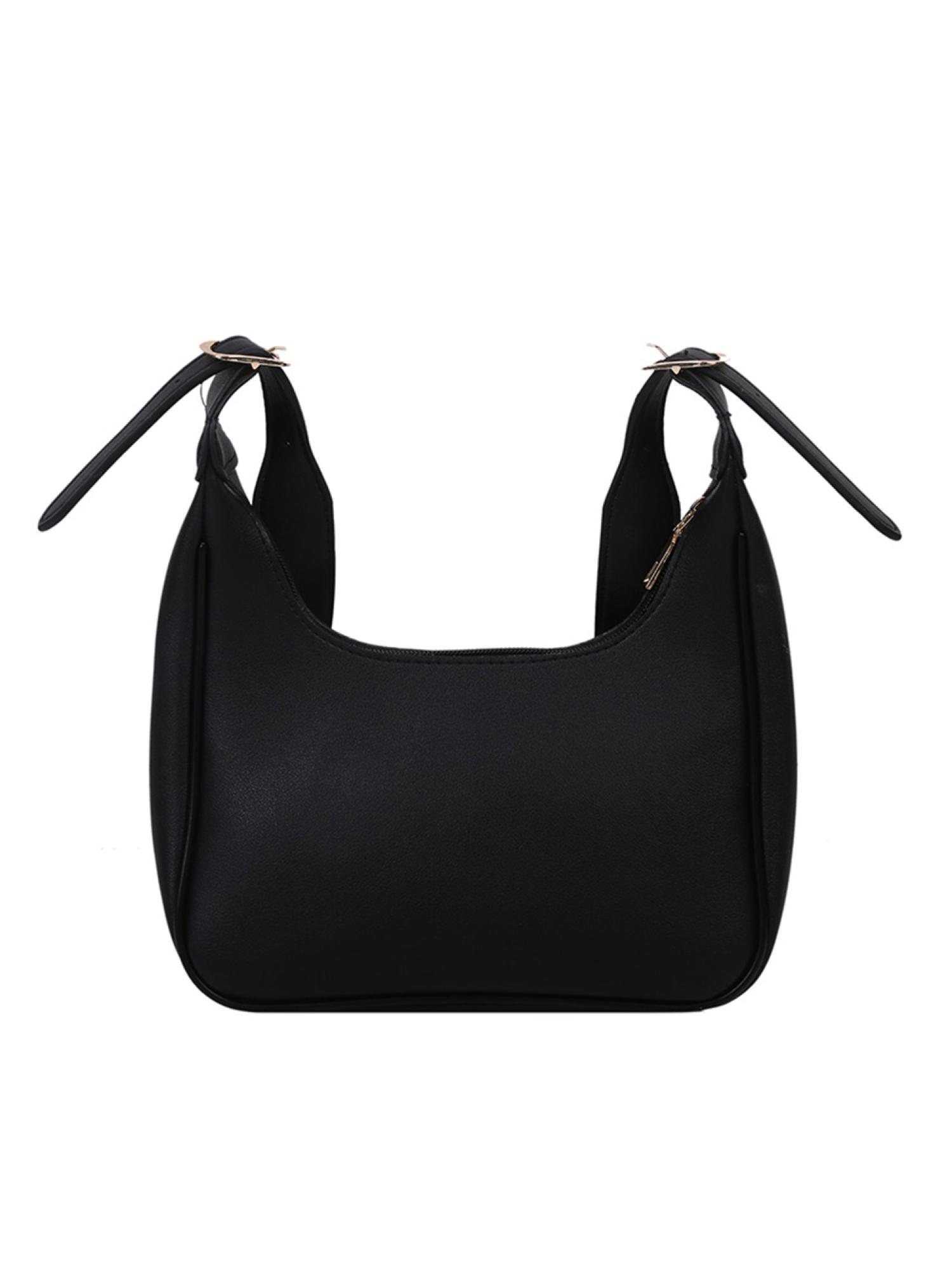 thumbnail image 2 of Bolso Hombro Btafrte Tipo Bandolera Media para Mujer Bolsos Mano PU negro, 2 of 10