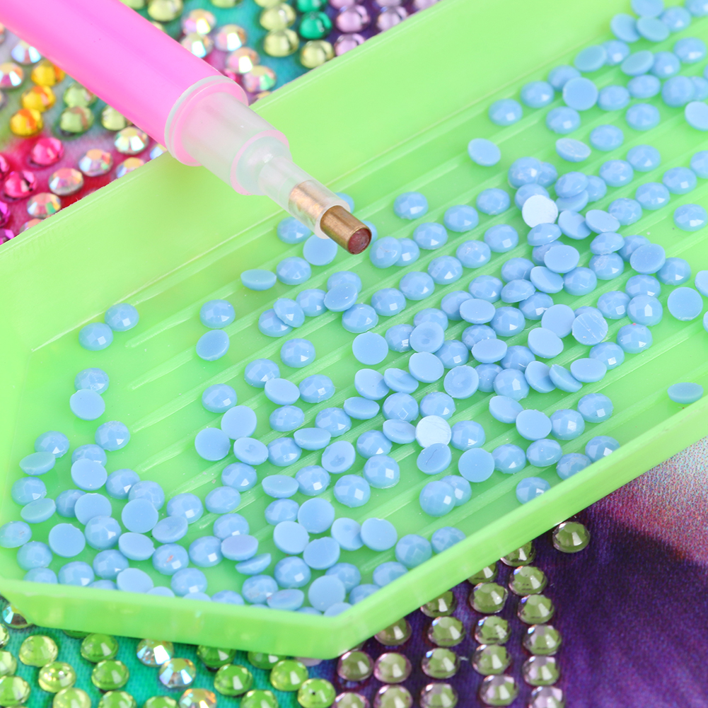 thumbnail image 4 of (DMC-813) diamantes redondos Color DMC pintura diamantes para diamantes faltantes accesorios pintura diamantes, 4 of 10