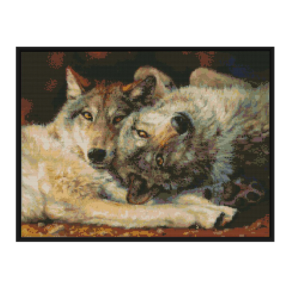 thumbnail image 4 of Kits Punto Cruz DIY Bordado Sello 14CT Costura 46x36cm Cgtredaw, 4 of 10