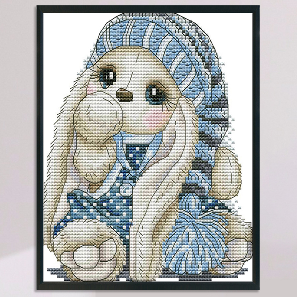 thumbnail image 4 of Punto Cruz Dibujos Animados Mini Conejo Bordado Hecho A Mano Ygjytge 14CT (C944), 4 of 10