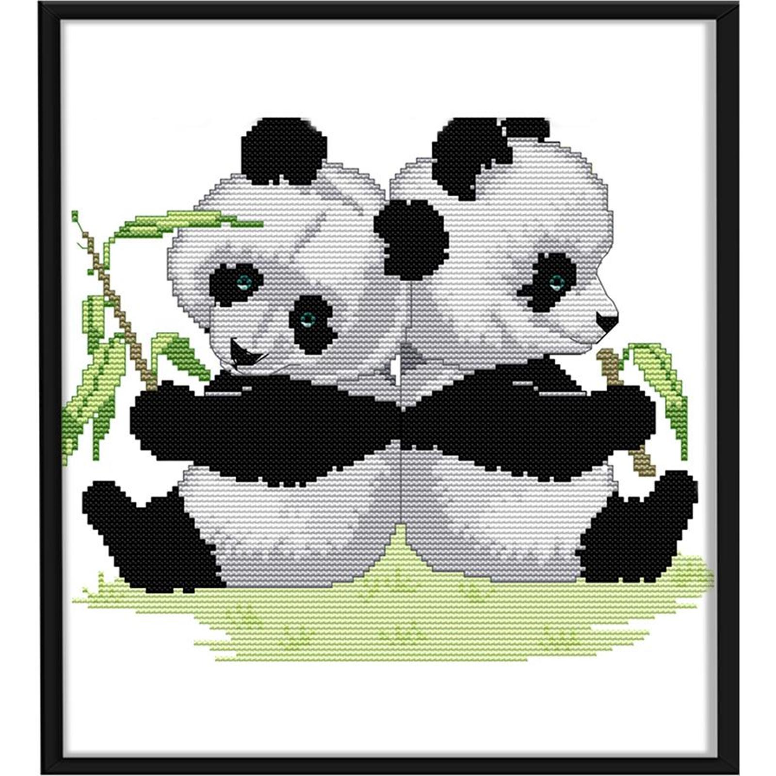 thumbnail image 4 of DIY Bordado Costura Conjunto Punto Cruz 14CT Estampados Impresos Arte Moderno Artesanía, 4 of 10