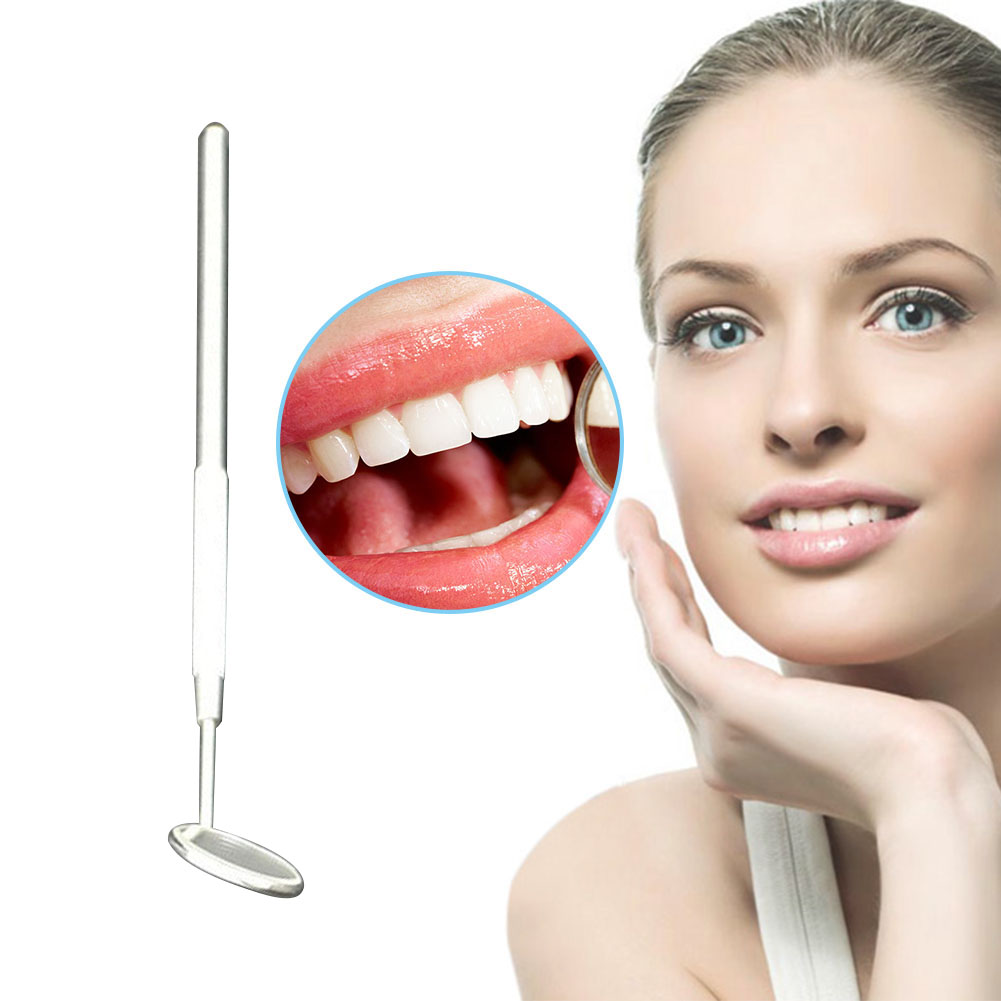 thumbnail image 5 of Espejo Dental Acero Inoxidable Reutilizable para Dientes Ning Blanco Bsvklp Eliminación Cálculo Sarro Reflector Bucal, 5 of 10