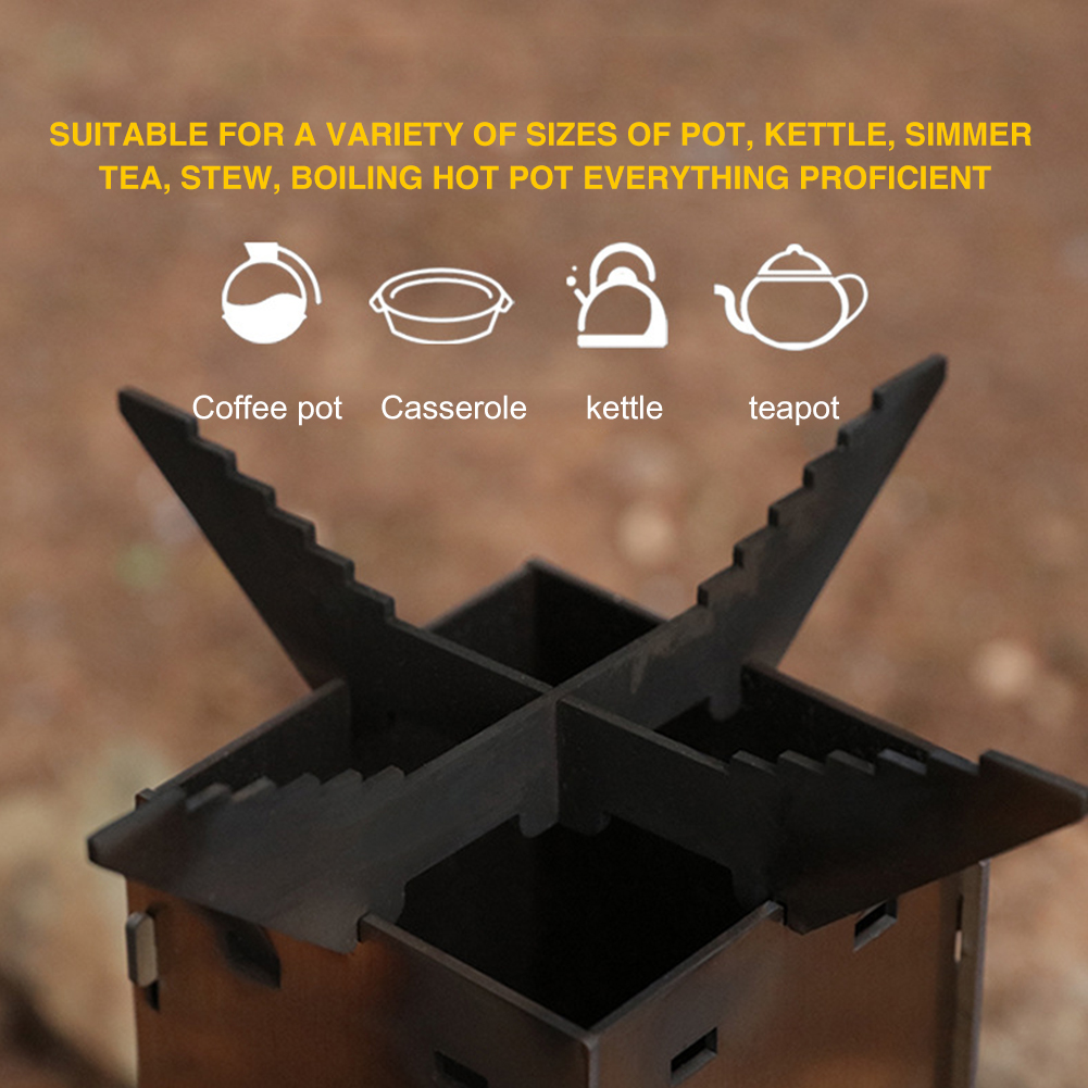 thumbnail image 5 of Estufa Portátil Acero Inoxidable para Supervivencia Al Aire Libre Horno para Acampar, 5 of 10