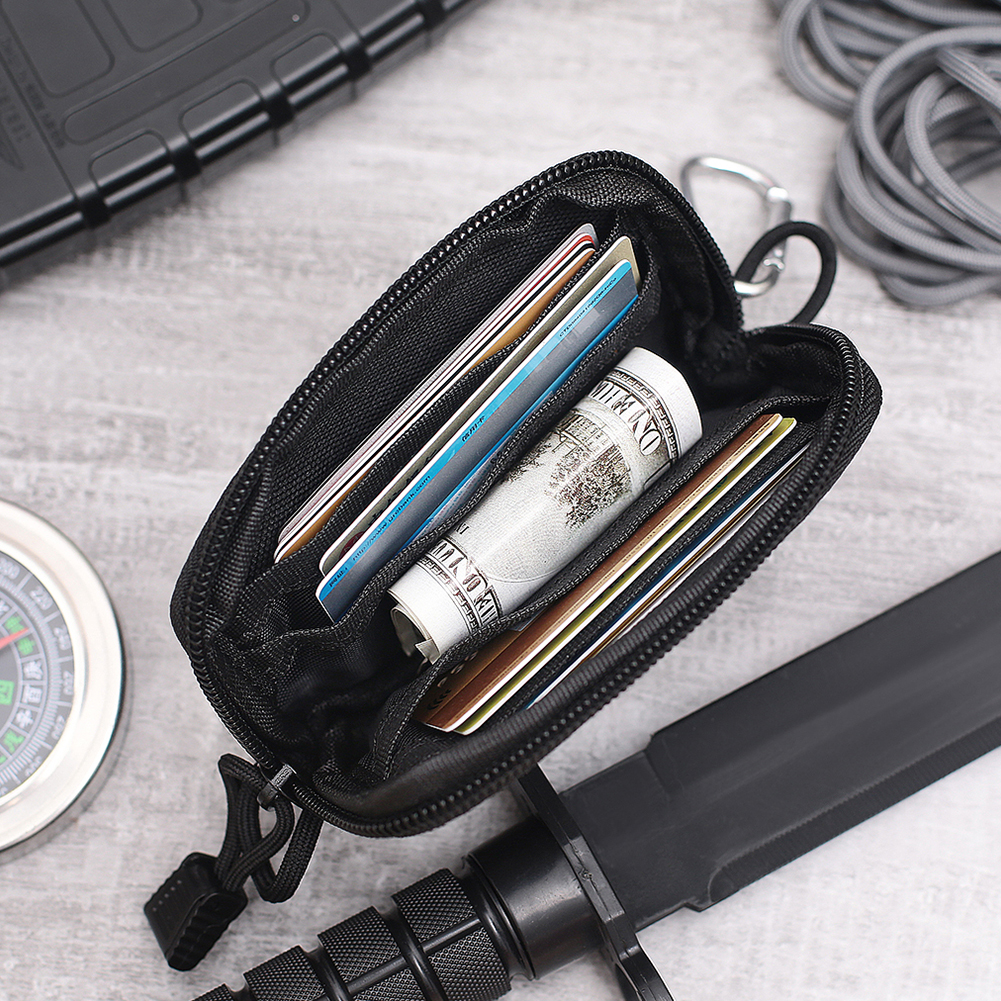 thumbnail image 4 of Ehuebsd Impermeable para Llaves Monedero Cartera Kit Riñonera (negro), 4 of 10