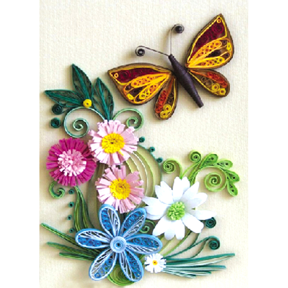thumbnail image 2 of Juego Herramientas Cgtredaw Papel Quilling DIY Mariposa Rolling Pen Kit, 2 of 10