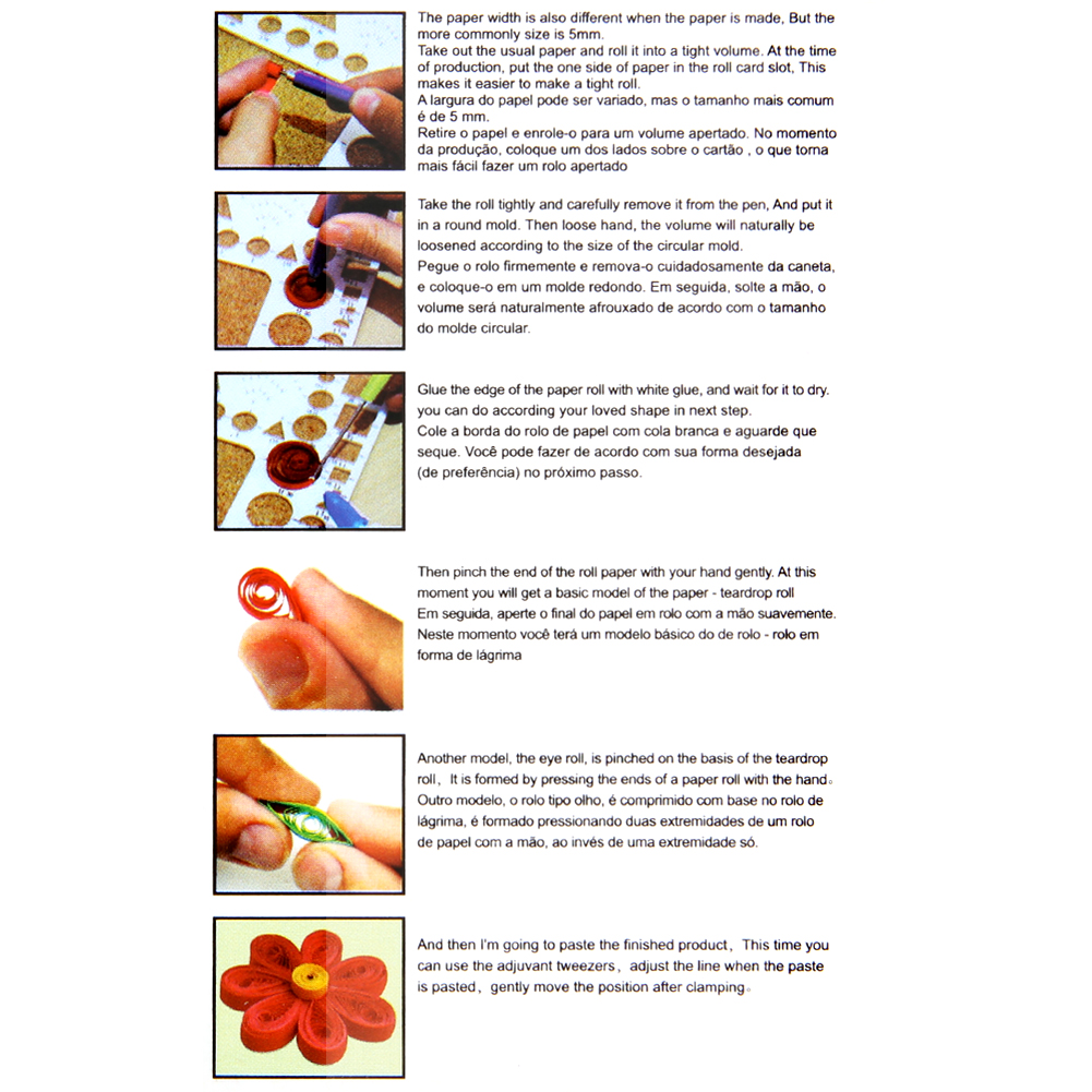 thumbnail image 3 of Juego Herramientas Cgtredaw Papel Quilling DIY Mariposa Rolling Pen Kit, 3 of 10
