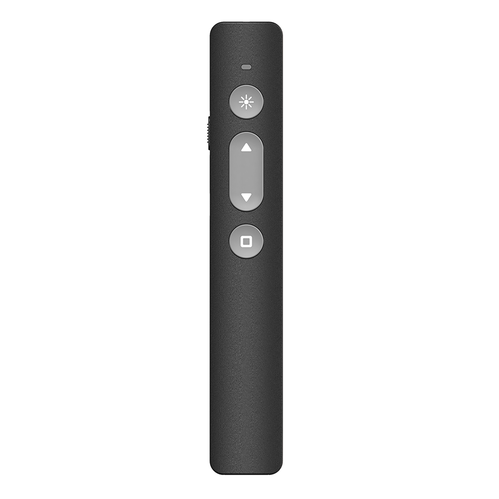 thumbnail image 2 of [LZ-B1 tiene videos didácticos] Nuevo proyector diapositivas para conferencias multimedia con bolígrafo láser inalámbrico 2 4 g para pasar páginas (modelo recargable) (negro), 2 of 10