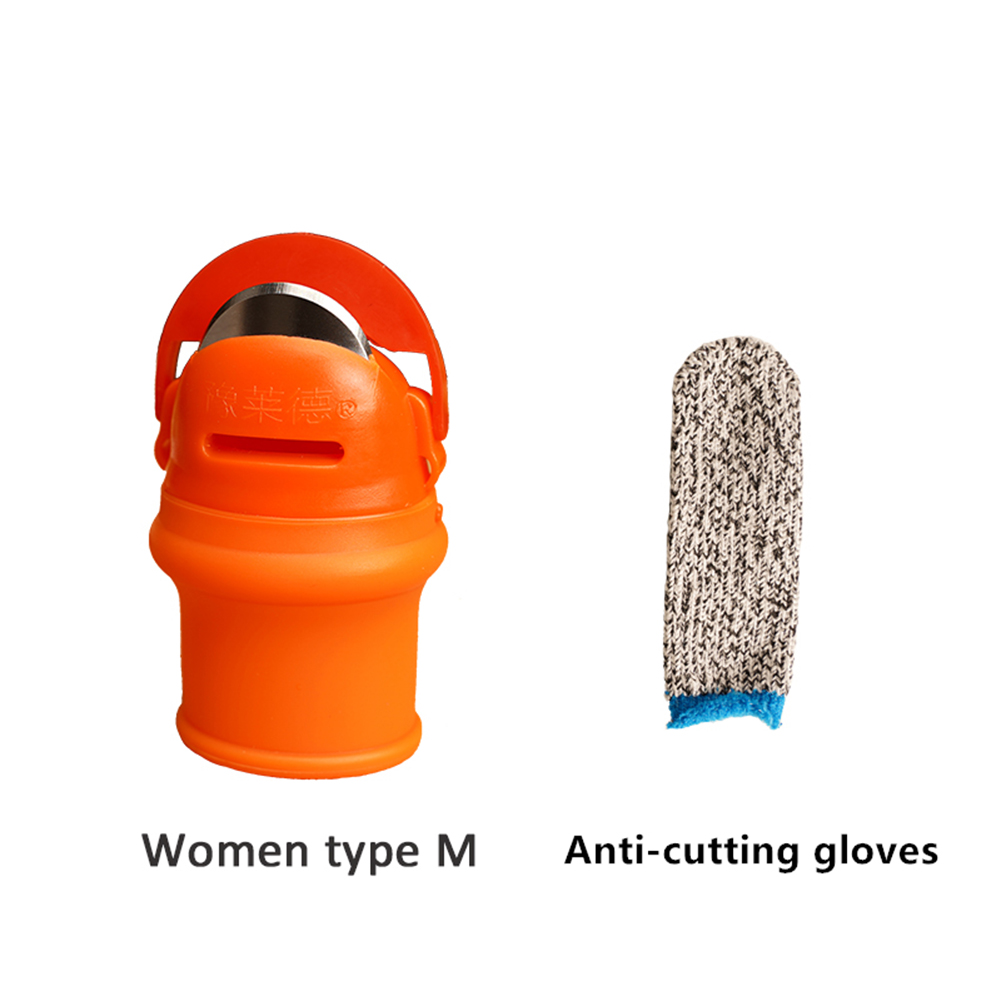 thumbnail image 4 of Likrtyny Thumb Guards Cutter Beans Picker Plant Picking Tool Utensilio (M), 4 of 10
