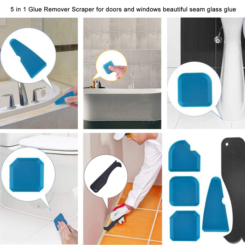 thumbnail image 5 of Btafrte 11 Uds. Removedor Raspador Cemento Vidrio Sellador Acabado Calafateo Raspador Suave, 5 of 10