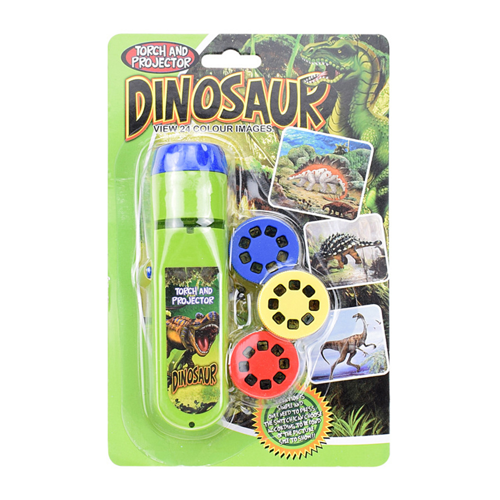 thumbnail image 2 of Lámpara Proyector 3 Diapositivas Proyección Linterna Lindo (dinosaurio), 2 of 8