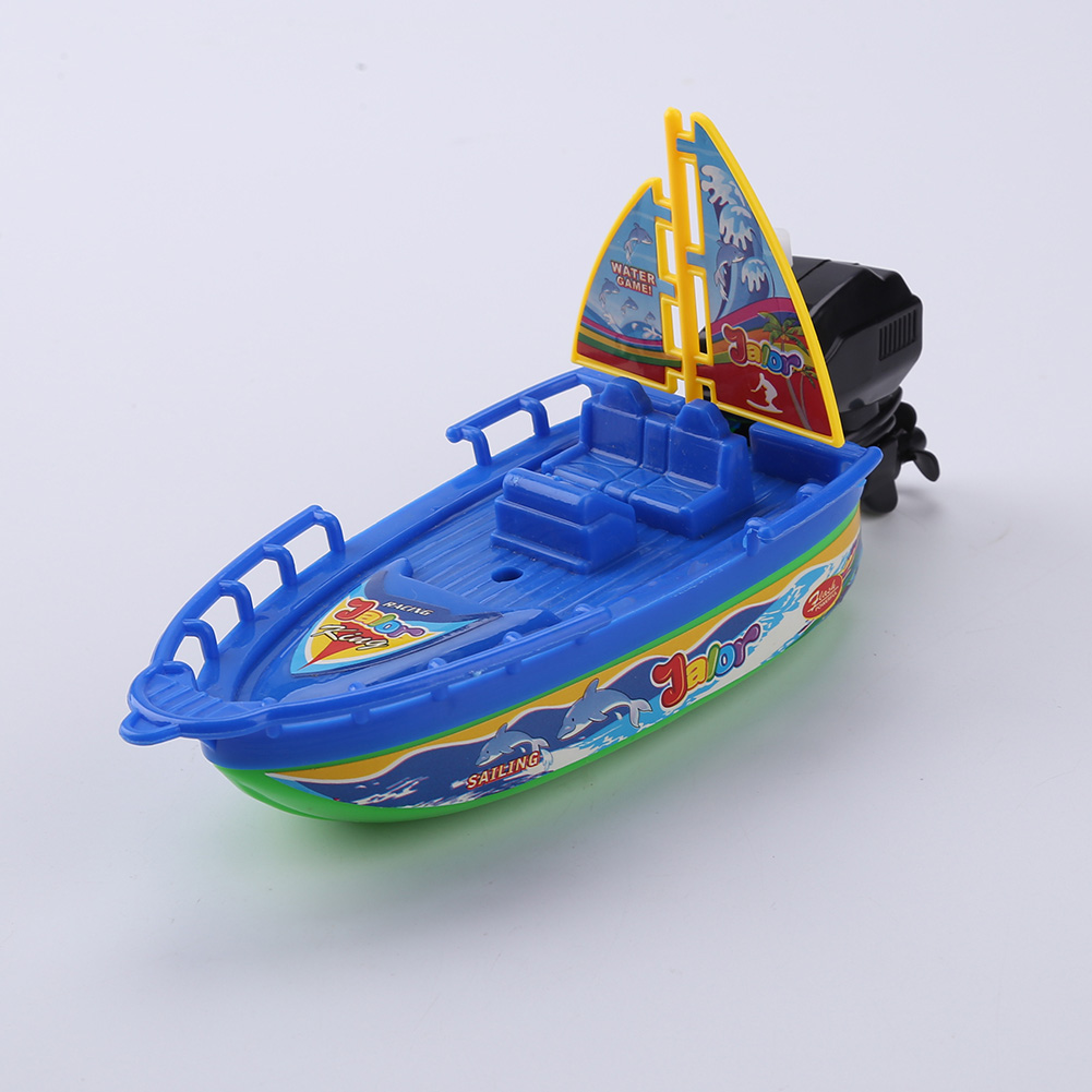 thumbnail image 5 of Barco Juguete para Bebé Flotador Cuerda en El Velocidad Baño Color Aleatorio, 5 of 10