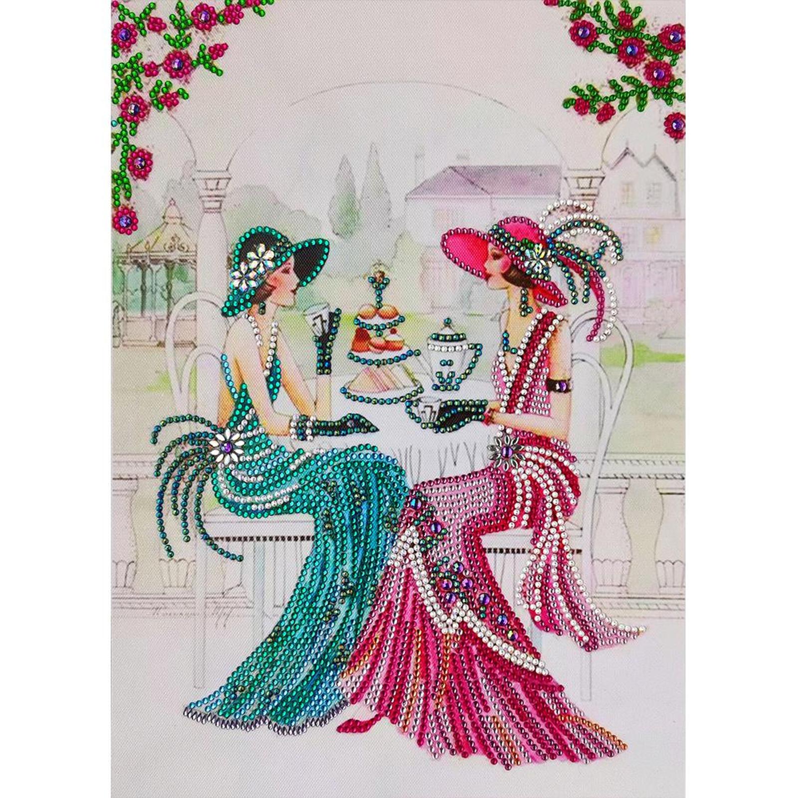 thumbnail image 1 of (lady-Y017) resina diamante con forma especial la serie Lady Lady diamante parcial 30*40 cm (14 colores), 1 of 10