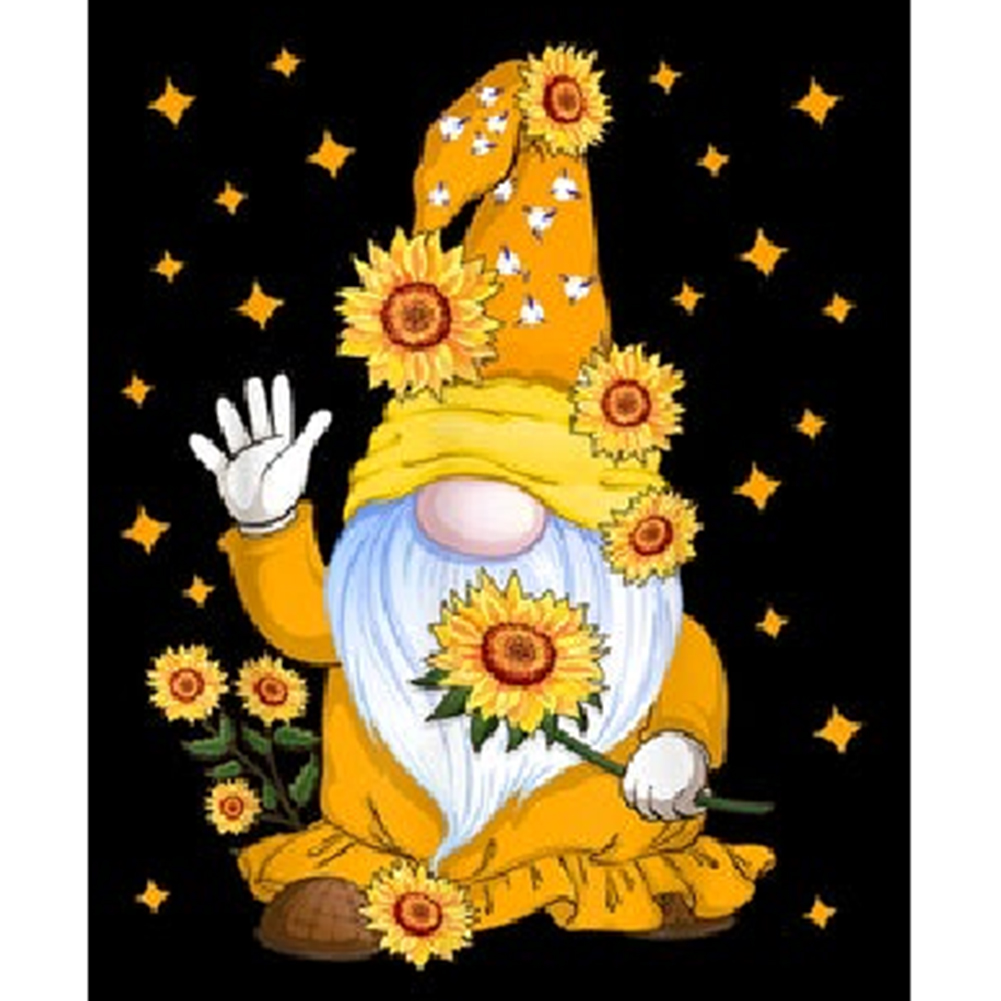 thumbnail image 2 of (Gnome -) Serie dibujos animados diamantes redondos resina 30*40CM (Gnome -VVV68) 15 colores, 2 of 10