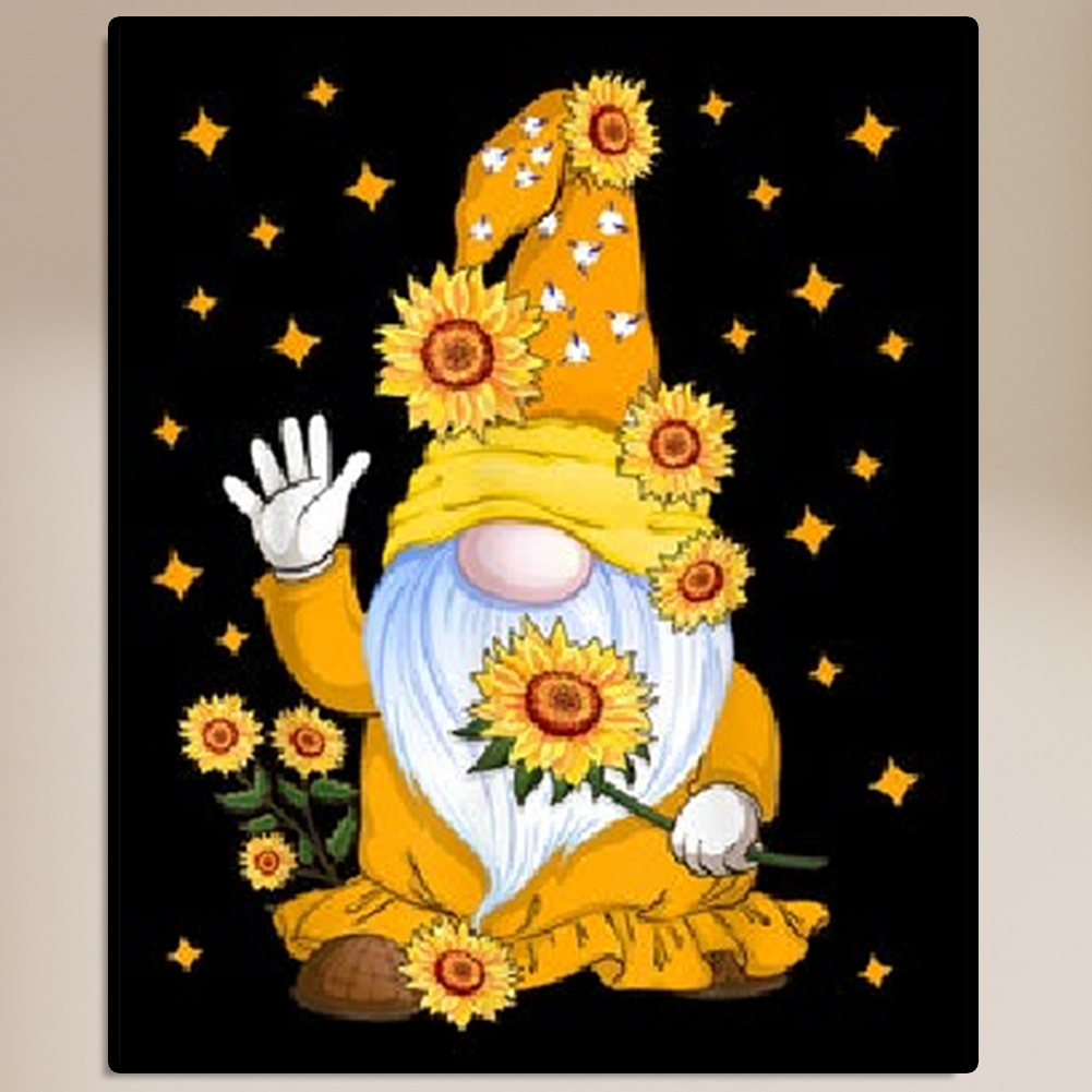 thumbnail image 4 of (Gnome -) Serie dibujos animados diamantes redondos resina 30*40CM (Gnome -VVV68) 15 colores, 4 of 10