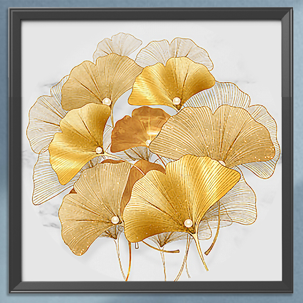 thumbnail image 4 of Kits Bordado Punto Cruz DIY Hoja Ginkgo 11CT Costura Estampada Arte Del, 4 of 10