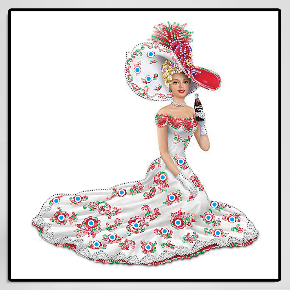 thumbnail image 4 of Arte Diamante DIY 5D Bsvklp Hecha A Mano Kit para Mosaicos Adorno Forma Especial Dama Elegante, 4 of 10