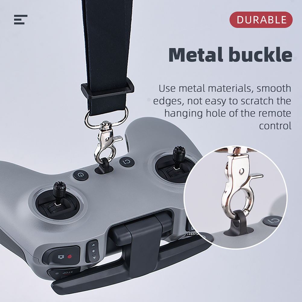 thumbnail image 3 of Drone Control Remoto Correa para El Cuello Cordón Seguridad para DJI FPV (Negro), 3 of 10