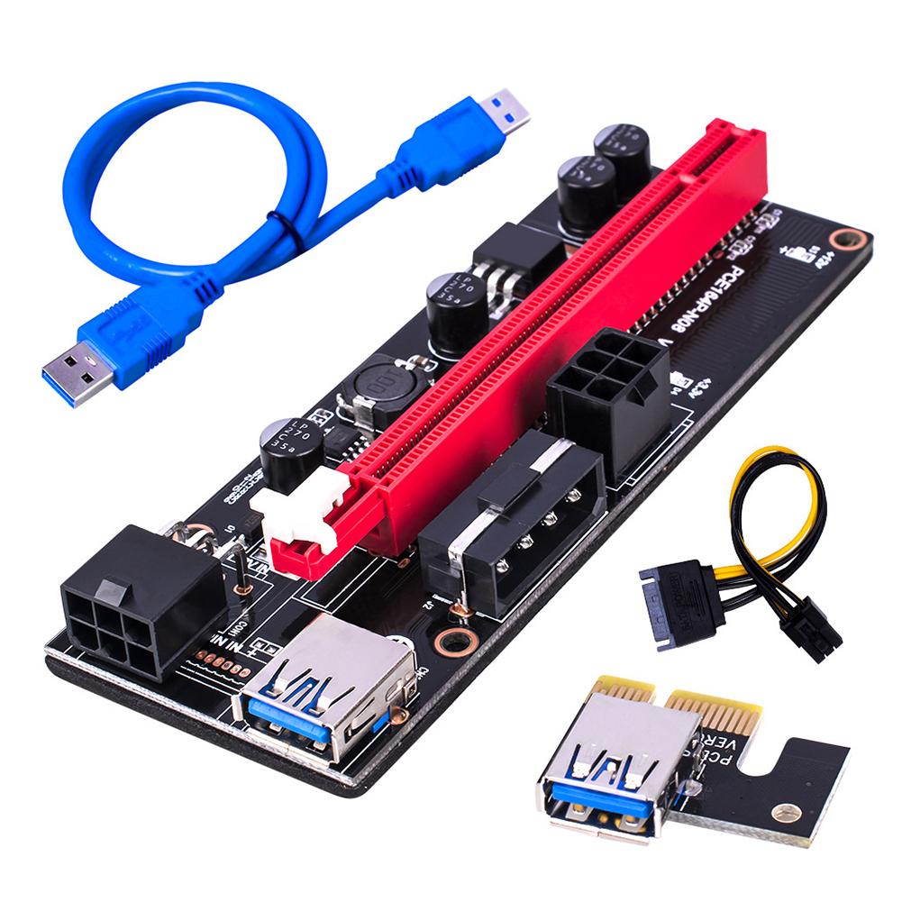 thumbnail image 2 of Tarjeta elevadora PCI-E Bsvklp 20X Ver009S Adaptador USB3.0, 2 of 7