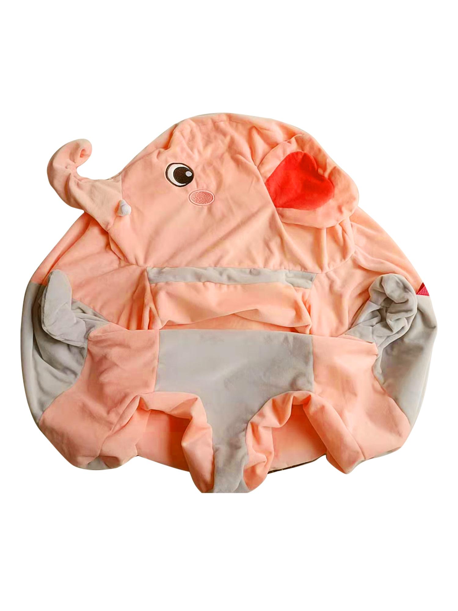 thumbnail image 2 of Ehuebsd Funda Asiento Apoyo para Sofá Bebé Silla Alimentación Felpa para A Sentarse (elefante), 2 of 10
