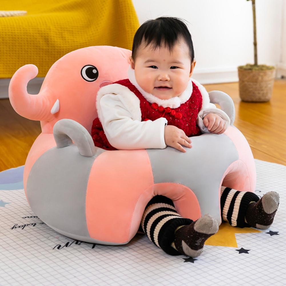 thumbnail image 5 of Ehuebsd Funda Asiento Apoyo para Sofá Bebé Silla Alimentación Felpa para A Sentarse (elefante), 5 of 10